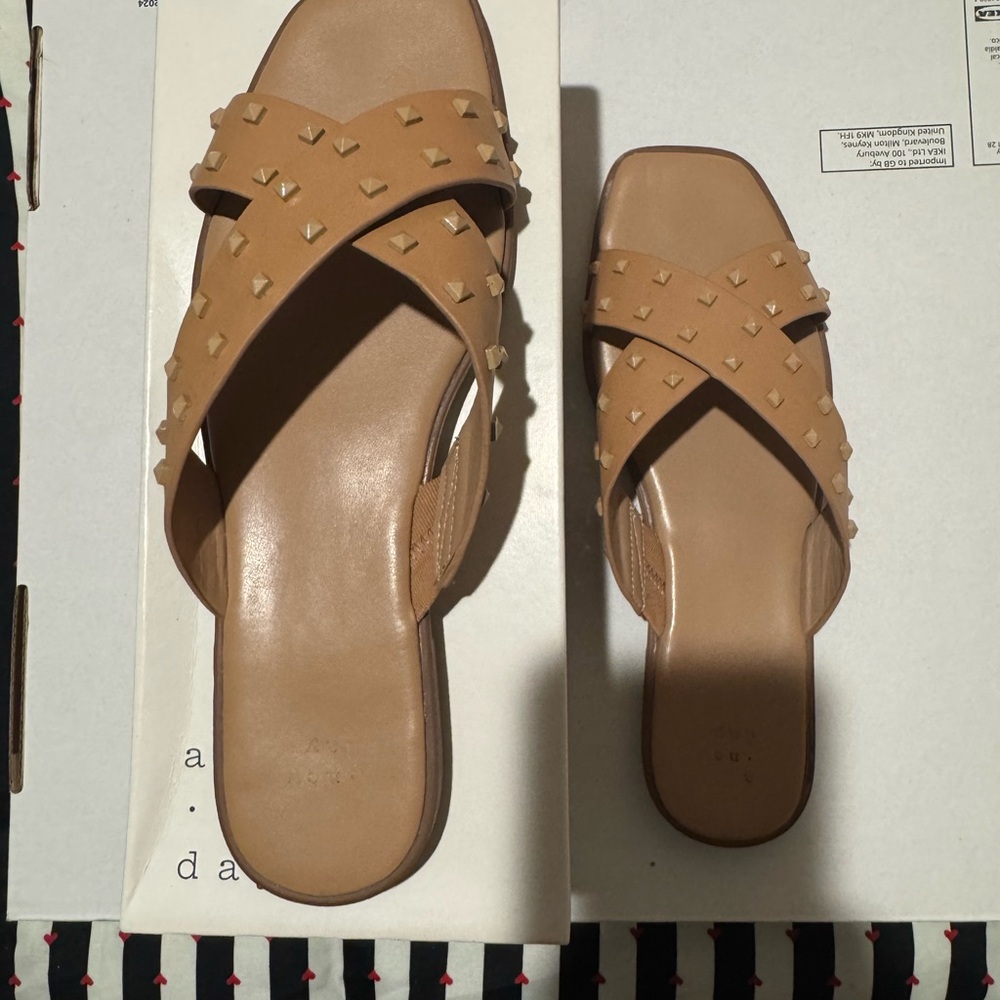 a new day Tan Sandals